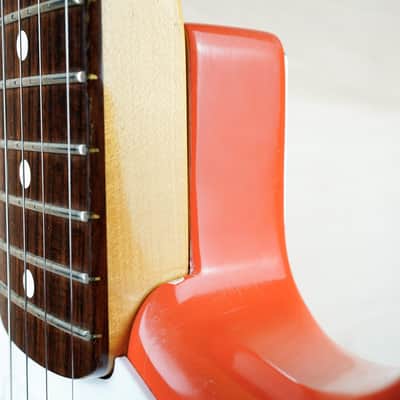 Squier SST JV Stratocaster MIJ 1983 Fiesta Red Vintage Fender Japan Fujigen w/ Bag image 16