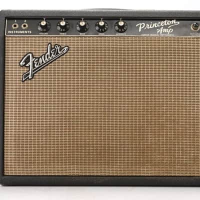 1966 Fender Princeton-Amp AA964 Tube Guitar Combo Amplifier w/ Footswitch #50085 image 2