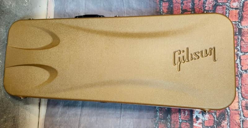 Gibson USA "Concept" 100th Anniversary Hard Case 2015 - Gold metallic LP,LPJ,SG image 1
