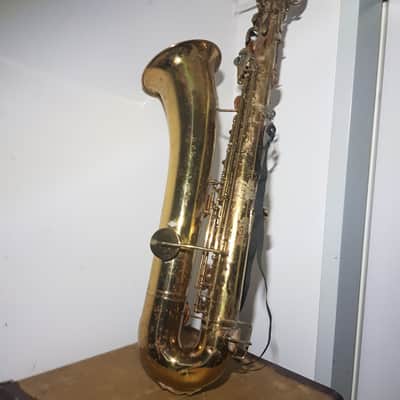 1934 BUESCHER TRUE TONE BARITONE SAX USA image 2