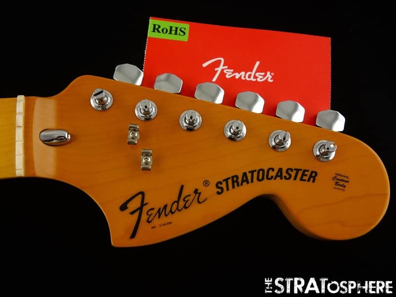 Fender AV II American Vintage 1973 Strat NECK & TUNERS 73 Stratocaster Maple image 1