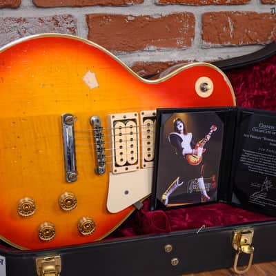Gibson Custom Shop Ace Frehley Budokan 1974 Les Paul Custom Aged #100 of 100 Heritage Cherry Sunburst Relic 2011 w/OHSC image 14