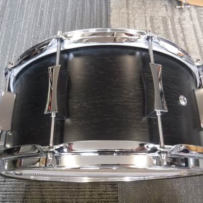 Pork Pie USA 6.5x14" White Oak Snare-Black Belt Finish image 4