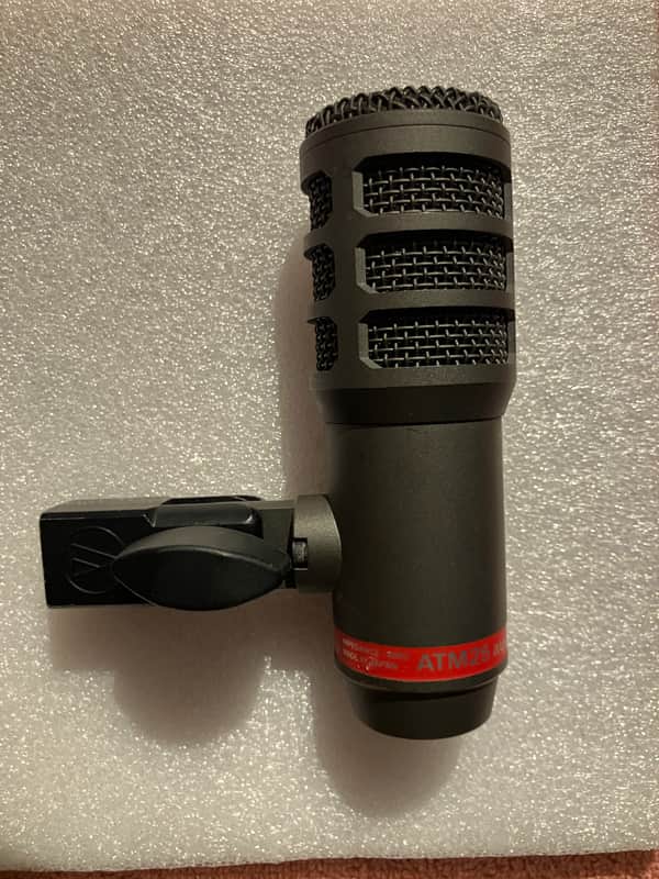 Audio-Technica ATM25 Hypercardioid Dynamic Instrument Microphone 2000s - Dark Gray image 1