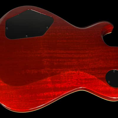 2025 Knaggs Kenai Tier 1 Flame Top w Zircote Fretboard ~ Dark Cherry Burst w Natural Binding image 3