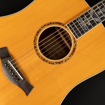 2000 Taylor XXV-DR 25th Anniversary - Natural | USA Limited Edition #350 / 500 Dreadnought Acoustic Guitar Quilted Sapele 18k Gold Inlays | CoA OHSC image 20