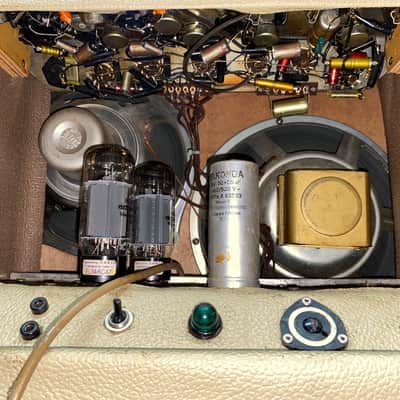 Suprem Solist 1960 - Creme Tolex 25 Watt rms Vibrato Made in Germany image 8