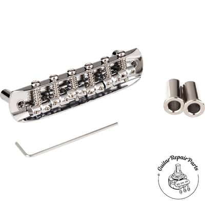 Fender Fully-Adjustable Mustang, Jaguar, Jazzmaster Bridge 0081239049 - Chrome image 2
