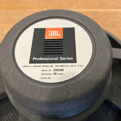 JBL 2205B 16Ω one pair speaker 15” woofers in original box. image 8