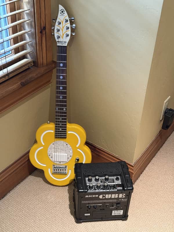 Daisy Rock  Girl Guitars 2000-10 with Roland Micro Cube Amp image 1