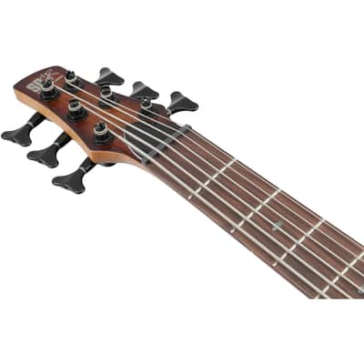 Ibanez SR506A SR Standard 6-String Electric Bass - Mahogany Brown Burst image 7