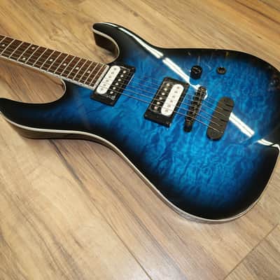 Dean MD X QUILT MAPLE TRANS BLUE BURST 2024 - blue burst image 7