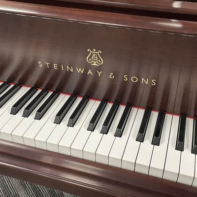 Steinway Model M 5'7" Chippendale Grand Piano 1997 (Restored) - Satin Mahogany image 5