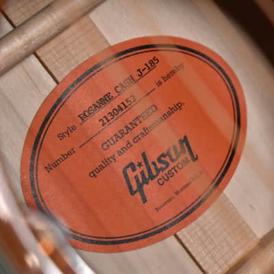 2025 Gibson Custom Rosanne Cash J-185 | Heritage Cherry Sunburst Finish W/OHSC image 23