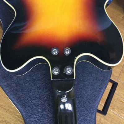 Meazzi hollow body mod SPITFIRE anni 60 - yellow sunburst image 11
