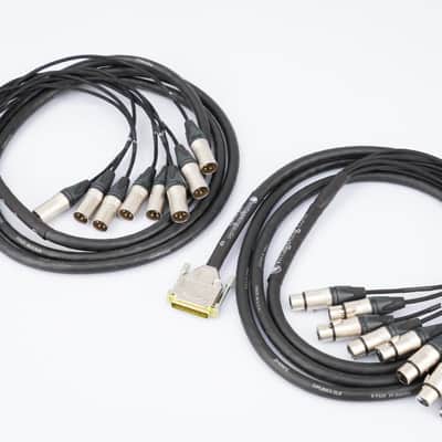 2 Vintage King 10' Jumperz Ziplines ZL8 8-Channel DB25-XLR Snake Cables #46360 image 13