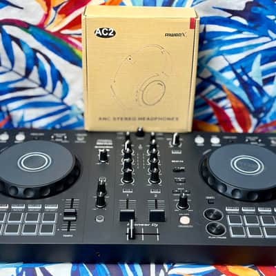 Pioneer DDJ-FLX4 2-Channel DJ Controller +Riwbox ANC Headphones image 1