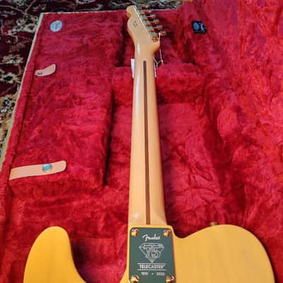 *NEW IN BOX* 2026 Fender Japan Limited Edition 75th Anniversary 1951 Telecaster Butterscotch Blonde Nitro Finish w/ Quilt Top, Fender Flagship Tokyo Store Exclusive Model 🔥 image 11