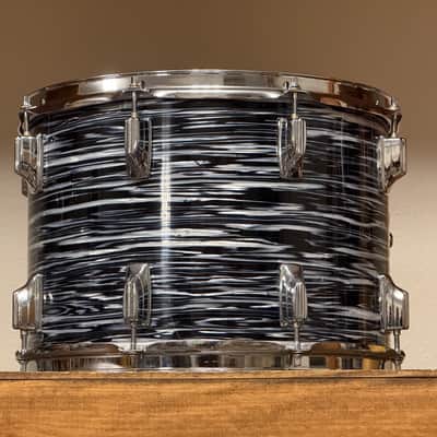 1980's Tama Superstar Black Oyster 8x12 9x13 10x14 16x16 16x18 14x24 Drum Kit Re-Wrap image 25