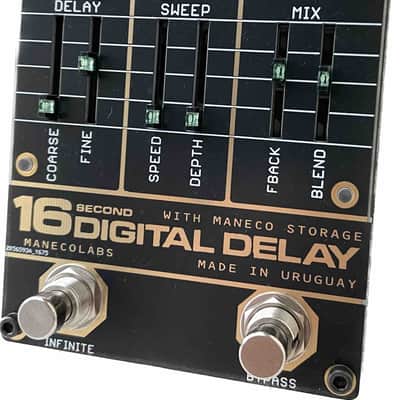 Maneco Labs SIXTEEN SECONDS DELAY VINTAGE COMPACT pedal (BPNYC) Bild 4