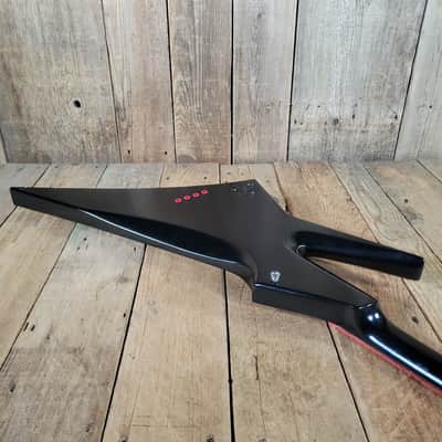 Hondo Death Dagger 1980s Refinished with original hard case - Black image 11