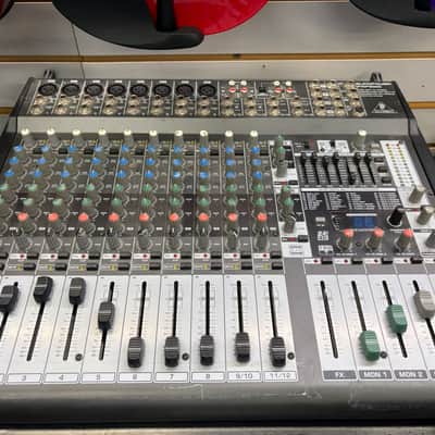 Behringer Europower PMP3000 1200-Watt 16-Channel Powered Mixer with Multi-Effects Processor 2000s | Dark Gray | In-Store Only image 2