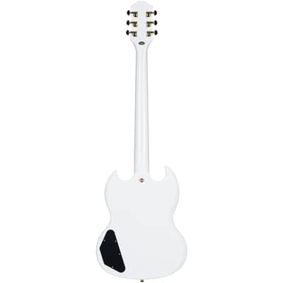 Epiphone Inspired by Gibson SG Custom Electric Guitar (with Gig Bag), Alpine White image 4
