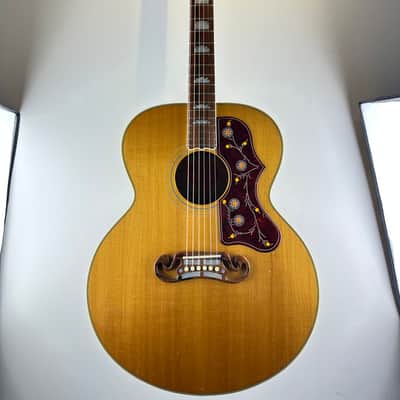 Gibson SJ-200 2003 Antique Natural Jumbo Acoustic Guitar Made In USA With Case image 4
