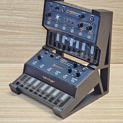The Analog Source 2 Tier Angled Desktop Stand For Behringer JT-4000 JT-4000M UB-1 Micro Synthesizer image 7