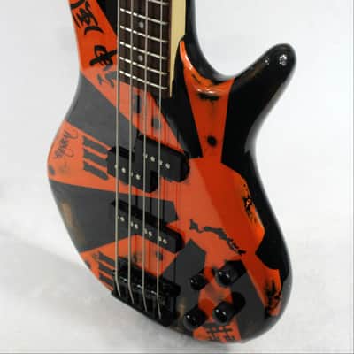 Custom Painted 2019 Ibanez Gio SGR 200B With Light Relic and Graphics image 4