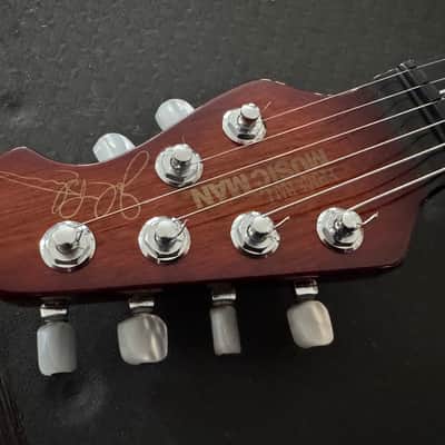 Ernie Ball Music Man JP6 BFR Koa 2012 Piezo Ebony Board image 7