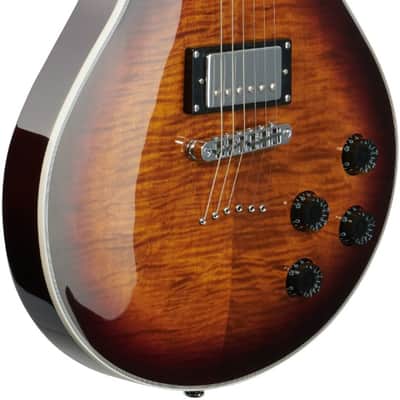Michael Kelly Patriot Decree Caramel Burst Single Cutaway Electric Guitar image 8