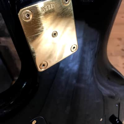 Wal Bass designed for and owned by Greg Lake of Emmerson, Lake & Palmer 1992 Black (unique model) image 8