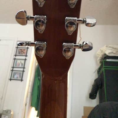 Used Zager ZAD-50 EZ- Play 6 String Guitar 2004 Solid Spruce Top, Mahogany back and sides, w/ Rosewood Fretboard image 4