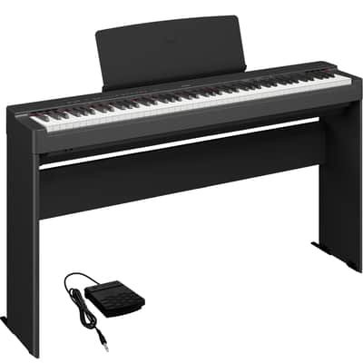 Yamaha P-225B Digital Piano with L-200B Stand - Black