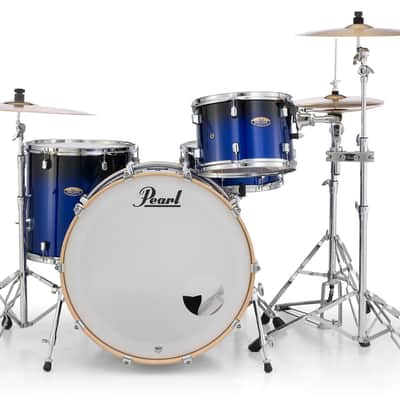 Pearl Decade Maple Kobalt Blue Fade Kit 24x14, 13x9, 16x16 3pc Shell Pack Drum Set Authorized Dealer image 6