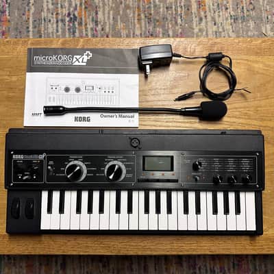 Korg microKORG XL+ 37-Key Synthesizer/Vocoder 2012 - 2019 - Black