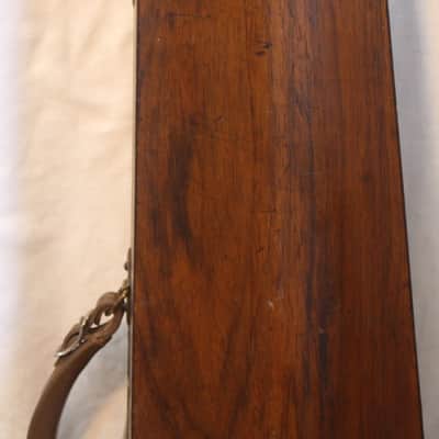 None vintage wood violin case early 1900s - Rosewood image 3