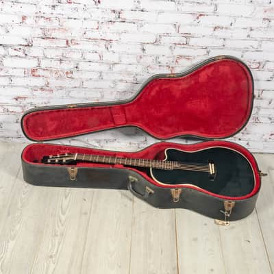 Alvarez - 1590 Fusion (Yairi DY-88-Style)  Acoustic Electric Guitar - Black - w/HSC - x4391 - USED image 11