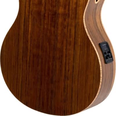 Washburn BTSC40SCE Bella Tono Suprema Grand Concert Acoustic-Electric Guitar, Solid Spruce Top image 4