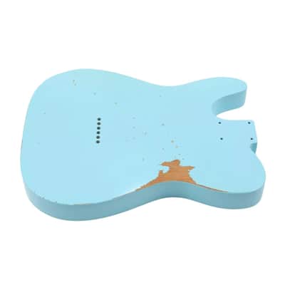 Finished Telecaster Body - Relic Sonic Blue image 3