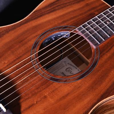Crafter GRAND MINO ALK Koa Mahogany Acoustic Guitar Slotted Headstock image 4