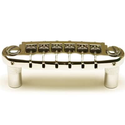 ResoMax NW2 Adjustable Wraparound Bridge w/ String Saver Saddles (PS-8593, Select Finish) - Gold / Imperial image 5