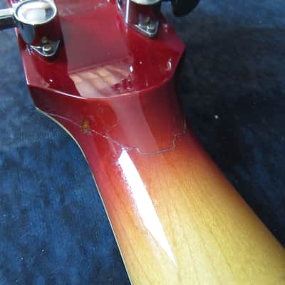Vintage Electra Omega X-220 1970s - Cherry Sunburst (Mod/Rpr) image 15