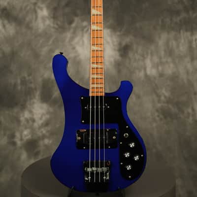 1988 Rickenbacker 4003 Bass BT Midnight Blue w/BLACK hardware + binding! image 2