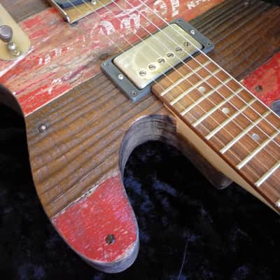 WR Crate-O-Caster Vintage 1968 Coca-Cola Crate Top Custom Shop, Telecaster Guitar image 4