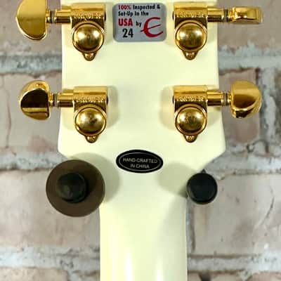 Epiphone Inspired by Gibson Custom 1963 SG Custom Electric Guitar 2023 - Classic White VOS image 6