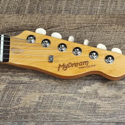 MyDream Partcaster Custom Built - Thinline Sunburst Freeway Charlie Christian image 5