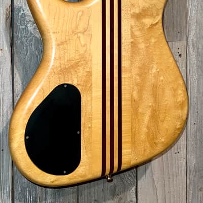 Rare 1996 Alembic Elan Natural Maple, Walnut & Purple Heart Neck Thru, OHSC image 11