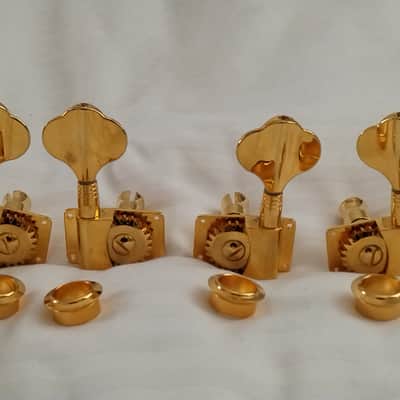 Jin Ho Gold Bass Tuners 2L + 2R (NOT 4 in a line) image 2